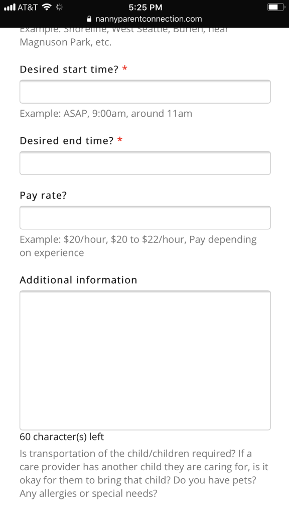 child care last minute child care last minute