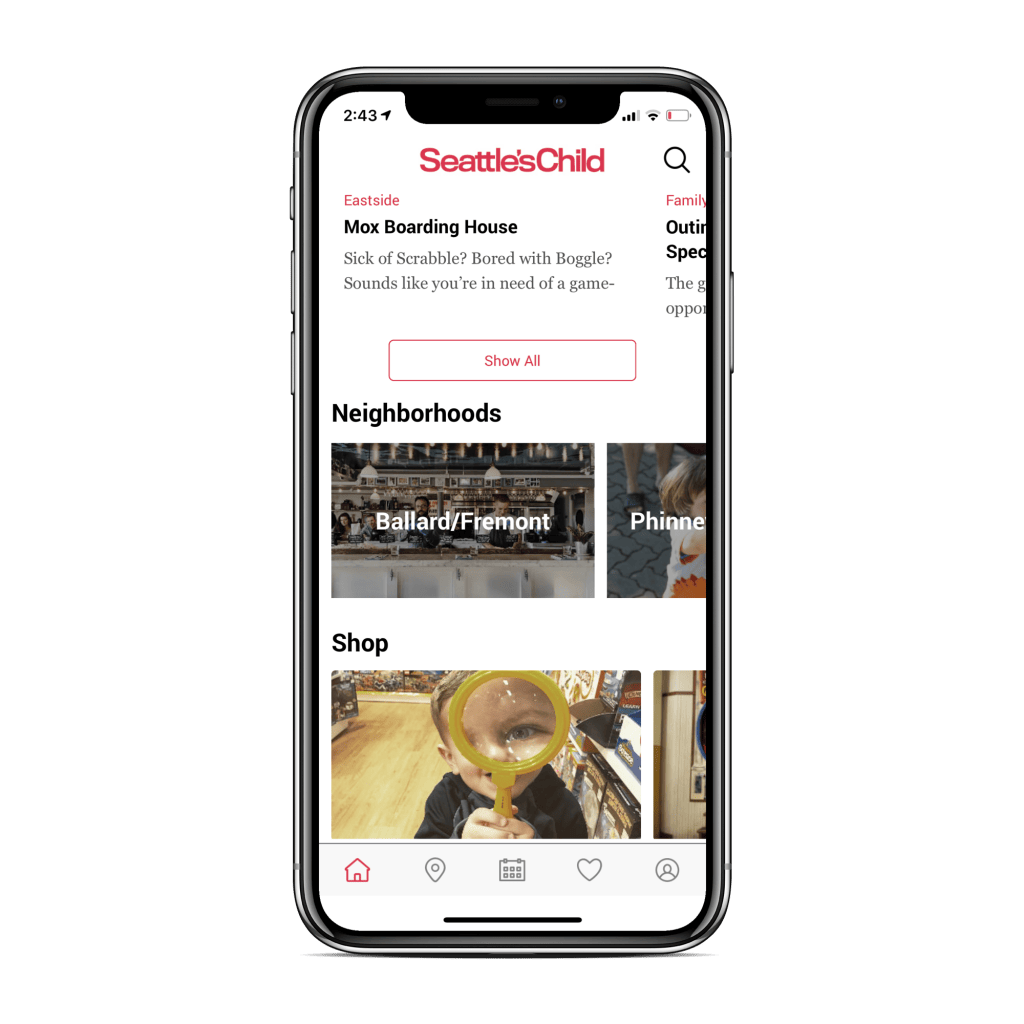 seattle's child app