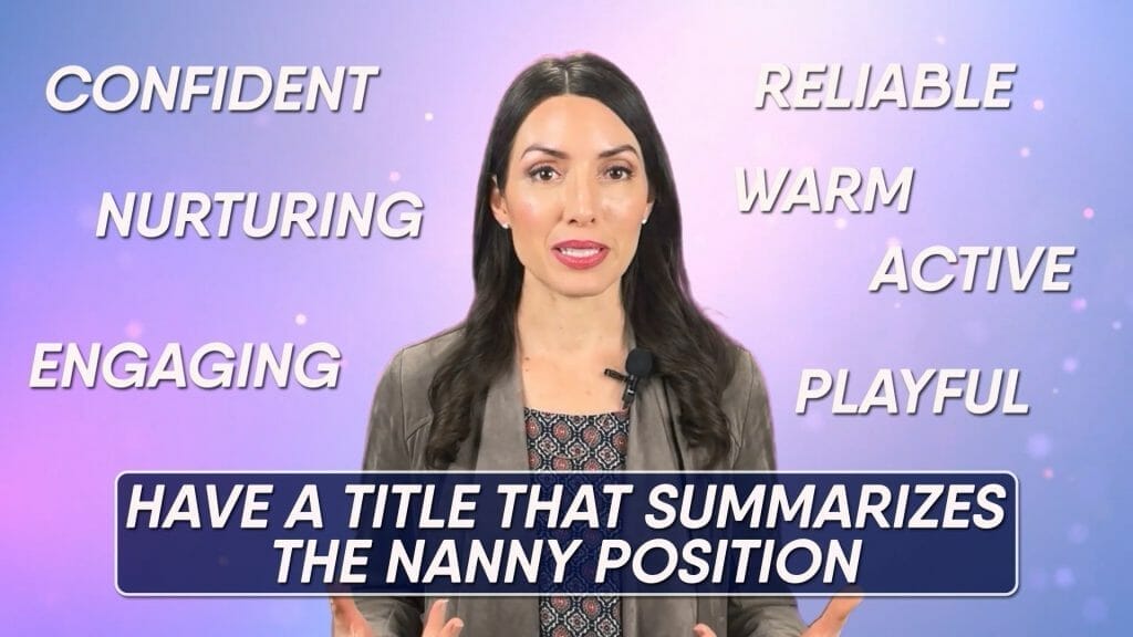 nanny advertisement