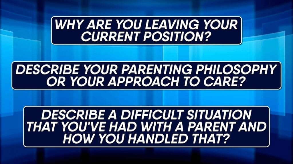 interviewing nannies